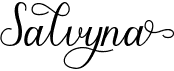 preview image of the Salvyna font