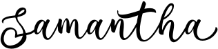 preview image of the Samantha font