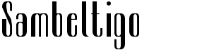 preview image of the Sambeltigo font
