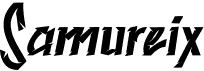 preview image of the Samureix font