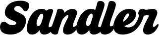 preview image of the Sandler font