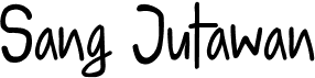 preview image of the Sang Jutawan font