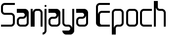 preview image of the Sanjaya Epoch font