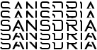 preview image of the Sansdria font