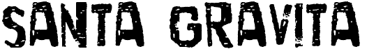 preview image of the Santa Gravita font
