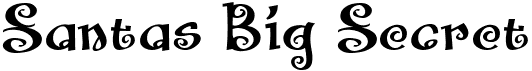 preview image of the Santas Big Secret BB font