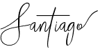 preview image of the Santiago font