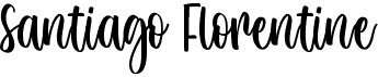 preview image of the Santiago Florentine font
