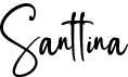 preview image of the Santtina font