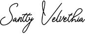 preview image of the Santty Velvethia font