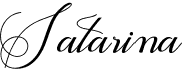 preview image of the Satarina font