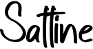 preview image of the Sattine font