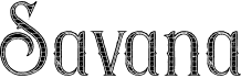 preview image of the Savana font