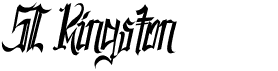 preview image of the SC Kingston font