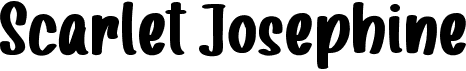 preview image of the Scarlet Josephine font