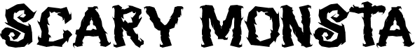 preview image of the Scary Monsta font