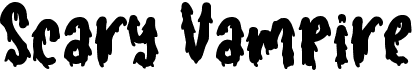 preview image of the Scary Vampire font