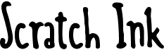 preview image of the Scratch Ink font