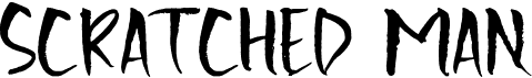 preview image of the Scratchedman font