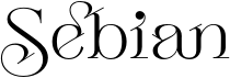 preview image of the Sebian font