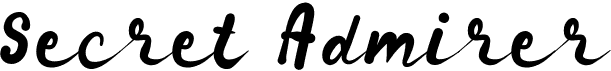 preview image of the Secret Admirer font