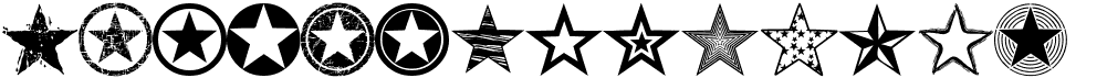 preview image of the Seeing Stars font