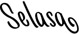 preview image of the Selasa font