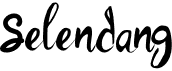preview image of the Selendang font