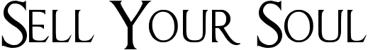 preview image of the Sell Your Soul font