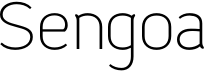 preview image of the Sengoa font