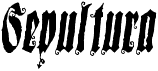 preview image of the Sepultura font
