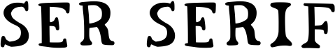 preview image of the Ser Serif font