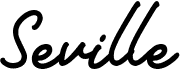 preview image of the Seville font