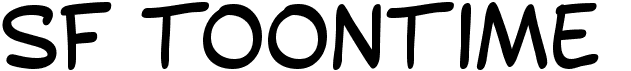 preview image of the SF Toontime font