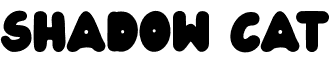 preview image of the Shadow Cat font