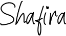 preview image of the Shafira font