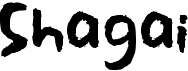 preview image of the Shagai font