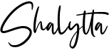 preview image of the Shalytta font