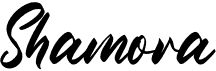 preview image of the Shamora font