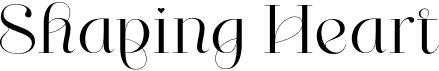 preview image of the Shaping Heart font