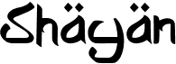 preview image of the Shayan font
