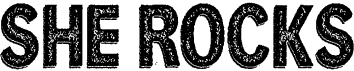 preview image of the She Rocks font