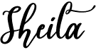 preview image of the Sheila font