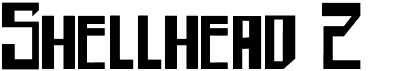 preview image of the Shellhead 2 font