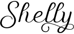 preview image of the Shelly font