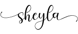 preview image of the Sheyla font