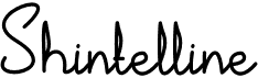 preview image of the Shintelline font