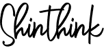 preview image of the Shinthink font