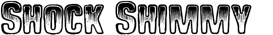 preview image of the Shock Shimmy font