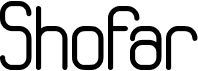 preview image of the Shofar font